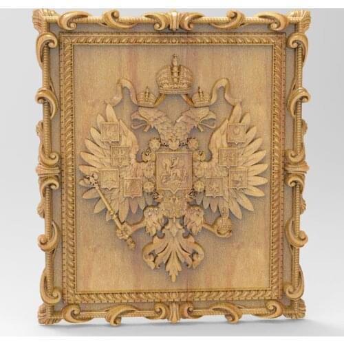 3D model STL for CNC Router Engraver Carving Machine Relief Artcam Aspire 3D Printer Files Eagle Emblem