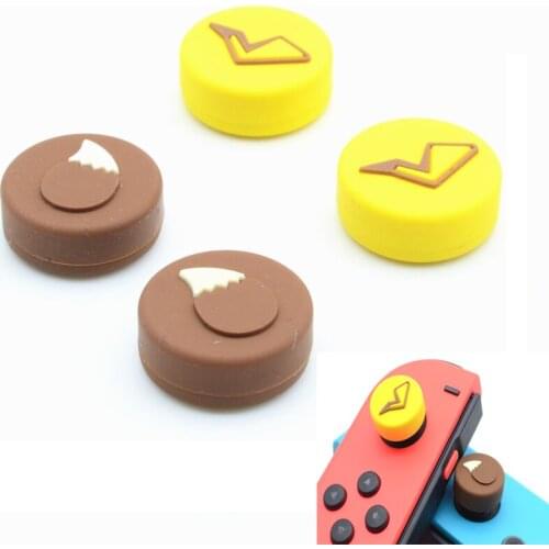 4pcs/lot Nintend Switch Accessories Thumb Grip Set Joystick Caps for Nintendo Switch Lite Mini NS Joy-Con Silicone Stick Cap