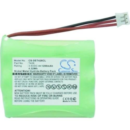 Cameron Sino 1200mah battery for COMMODORE 200CT Office T426 for DETEWE Twinny Plus B3110 T426 Cordless Phone Battery