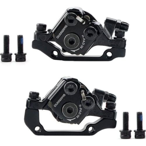 Shimano BR-M375 Mechanical Disc Brake Calipers for Acera Alivio Deore with Resin Pads M375 caliper Front / Rear / Pair w/ Screws