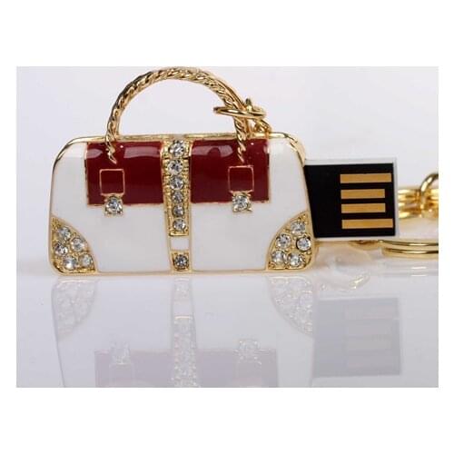 Handbag Design Pen Drive 1TB Jewelry Cle USB 32GB Flash Drive Pendrive 2TB 16GB 32GB 64GB Memory Stick Disk On Key Creativo Gift
