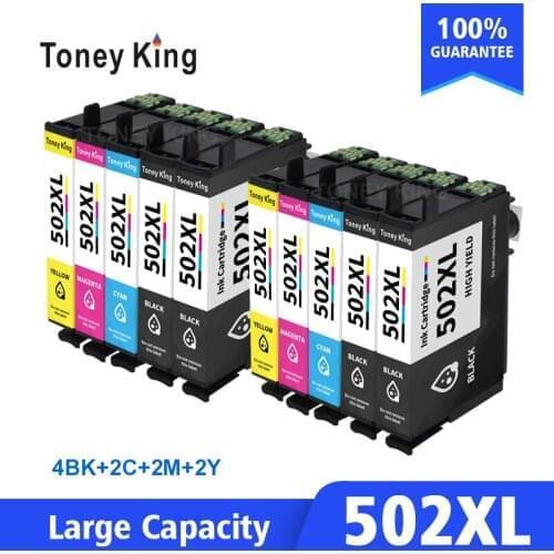 For Epson T502 T502xl 502 XL E502XL Ink Cartridge For Epson Expression Home XP-5100 XP-5105 WorkForce WF-2860DWF WF-2865