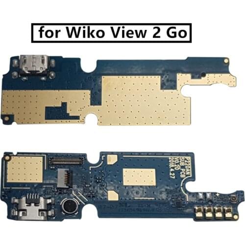 For Wiko View 2 Go USB Charger Port Dock Connector PCB Board Ribbon Flex Cable phone screen repair spare parts