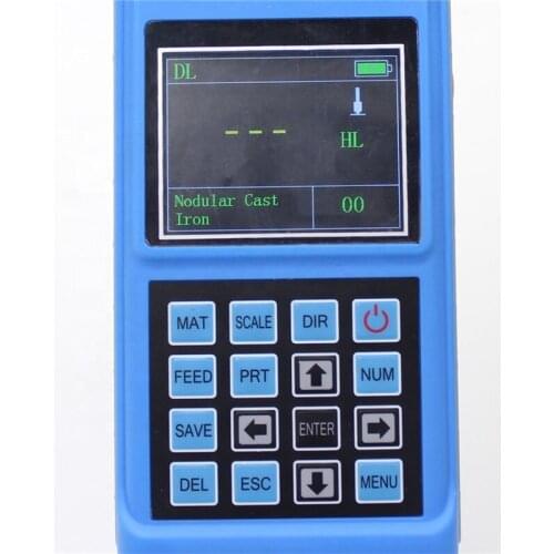 Hot Sale Hardness Impact Tester with Printer Color Screen HL,HB,HRB,HRC,HRA,HV,HS High Precision Leeb Hardness Tester