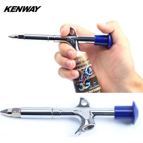 KENWAY Bicycle Tool Bike Bearing Hub Grease Gun For 14mm open Tubular Grease MTB Road Bicycle Maintaining Tools gun 0.9mm Export