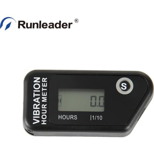HM016C Vibration Hour Meter Wireless Hour Meter Diesel Hour Meter for All Gasoline Engine ATV UTV Dirtbike Outboards Snowmobile