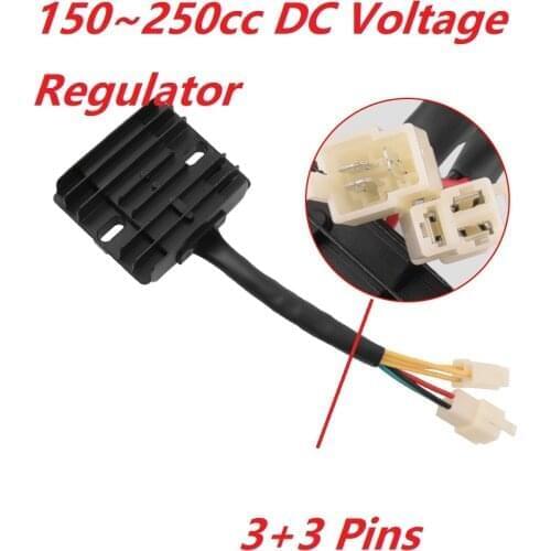 Motorcycle Voltage Regulator Rectifier AC DC 4 5 6 pins wires For 250cc 200cc 300cc Scooter ATV Quad Dirt Pit Bike Go Kart