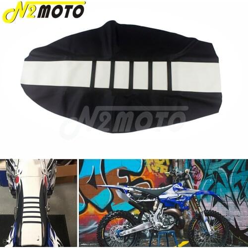MX Enduro Dirt Pit Bike Ribbed Gripper Traction Seat Cover for Honda Yamaha TE FE EXC XCW XCF CRF XR YZ WR 125 250