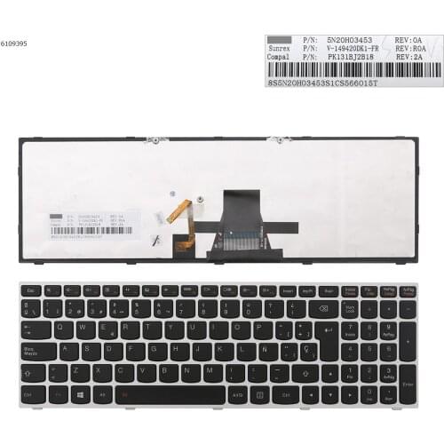 SP Spanish Layout New Replacement Keyboard for Lenovo G51-35 G70-35 G70-70 G70-80 Z50-70 Z50-75 Z51-70 Z70-80 Laptop Backlit
