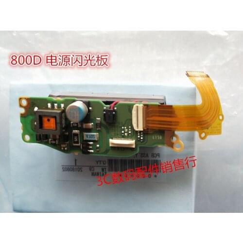 NEW For For Canon 800D / Rebel T7i / Kiss X9i Flash Board Power Supply PCB Flashboard Camera Repair Part Replacement Unit