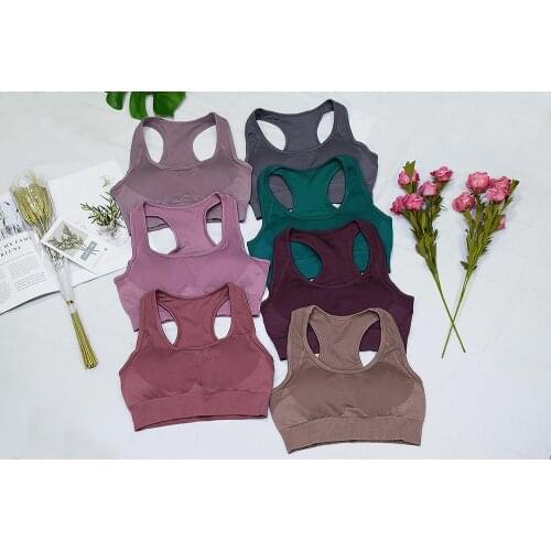 Solid Padded Sports Bras Seamless Workout Clothes For Women Sportwear Women Fitness Set Gym Set Athletic Yoga Set Gym Leggings