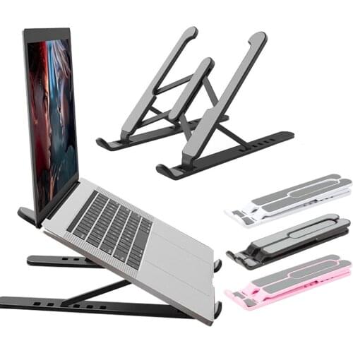 Laptop Stand Foldable Portable Notebook Support Laptop Base Holder Adjustable Riser Bracket for Laptop & Tablet Accessories