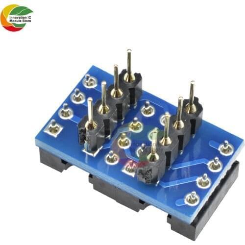 Ziqqucu DIP8 to DIP8 Converter Adapter Mono Module with Pin Socket for Amplifier IC NE5532 OPA2132 OPA627 TL072 P07