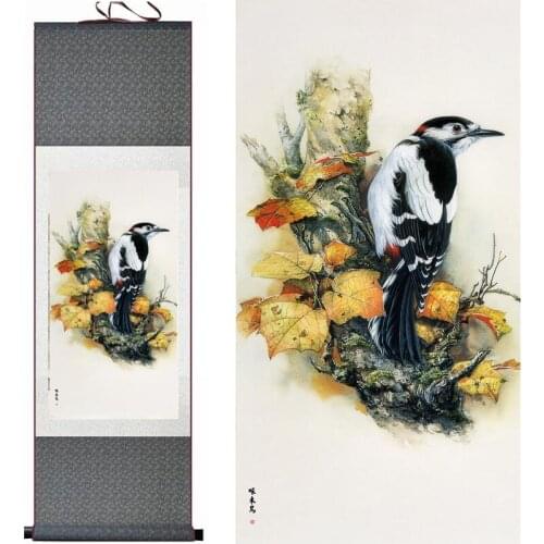 Birds Painting Home Office Decoration Chinese scroll painting birds painting birds and flower paintingPrinted painting