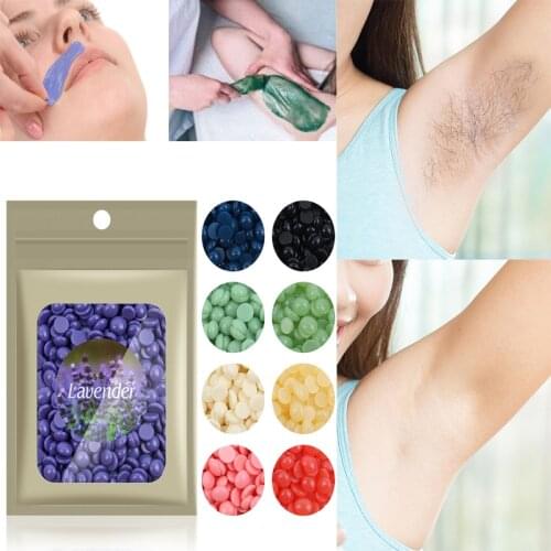 Pearl Hard Wax Beans Hot Film Wax Bead Hair Removal Wax Depilatory Removing Unwanted Hairs in Legs and Other Body Parts