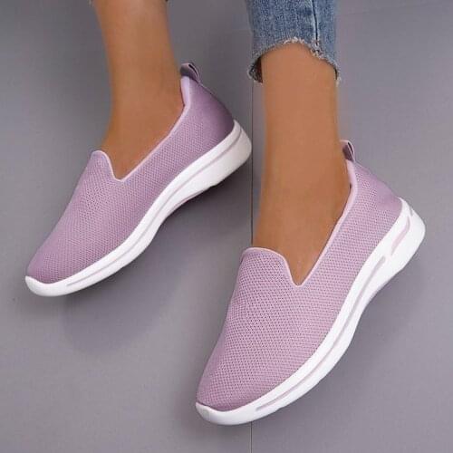 Spring Autumn Women Casual Sport Sneakers Womens Breathable Slip-On Shoes Female Light Platform Shoes Zapatillas Mujer