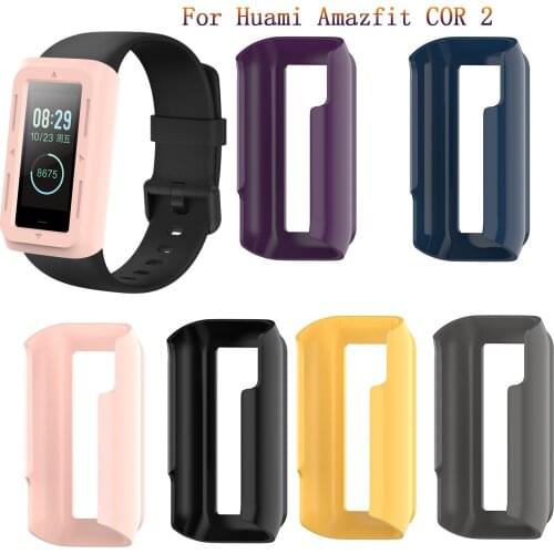 Protect Case Cover for Xiaomi Huami Amazfit COR 2 COR2 A1712 Silicone Colorful Protective Shell For Amazfit Cor2 Watch CaseCover