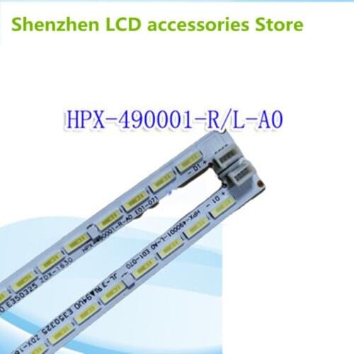 2piece/lot for 49inch lc490duy-sha2 LCD backlight bar HPX-490001-R HPX-490001-L 66LED 100%NEW
