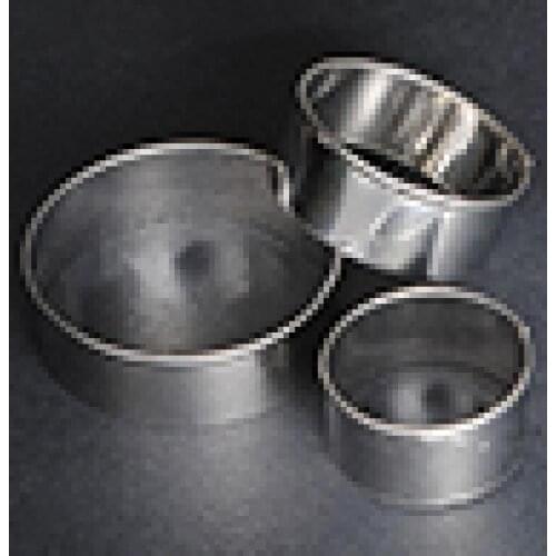 3 Pcs DIY Round baking mold Stainless Steel Round Circle Cookie Fondant Cake Gum Paste Mould Cutter Cooking tools accessories