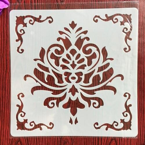 30 * 30 cm diy craft mandala stencil for woodcut painting, scrapbook wall art stamping decoration album embossed paper card