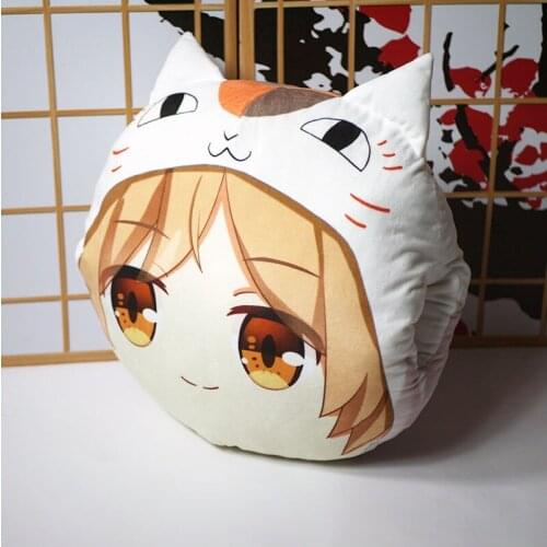 Anime Natsume yuujinc figure pillow cosplay toy Natsume Takashi stuffed cute doll warm hands for gift 46cm