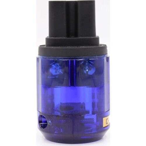 Free shipping 2pieces Hi-End C-037 Rhodium plated IEC female Power Plug AC power plugs for power cable