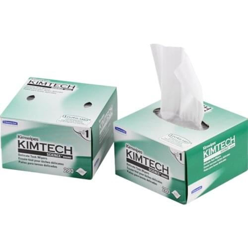Factory Price 280 PCS KIMTECH Kimwipes Fiber cleaning paper packes kimperly wipes Optical fiber wiping paper USA Import