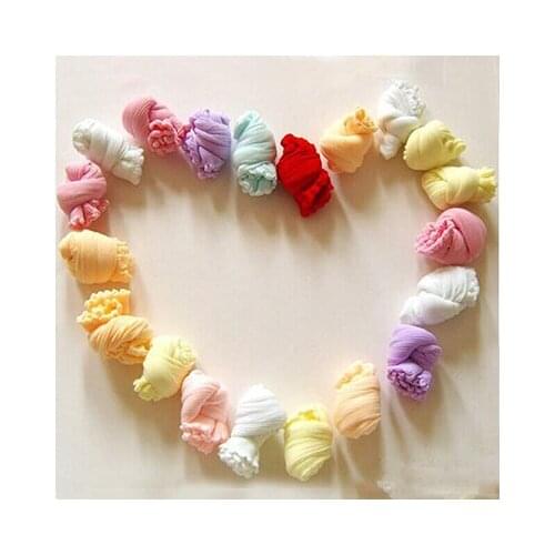Colorful Newborn Baby Girls Boys Soft Socks Mix Colors Cute Cotton Poly Knit Baby Socks