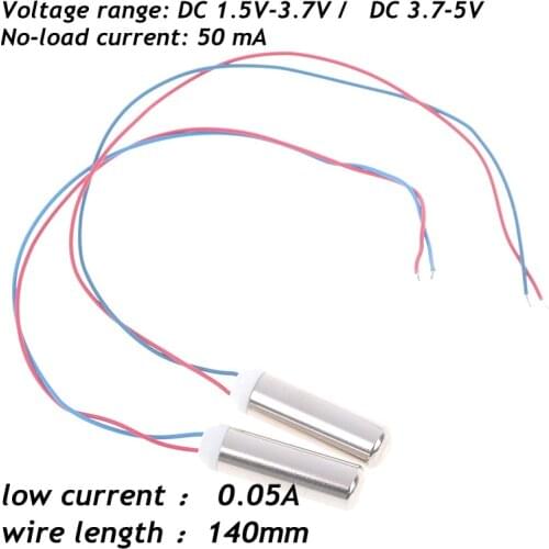 DC 1.5V-3.7V /3.7V-5V Waterproof Vibration Motor 716 Coreless Vibrator Fr Electric Micro Professional Beauty Instrument Massager