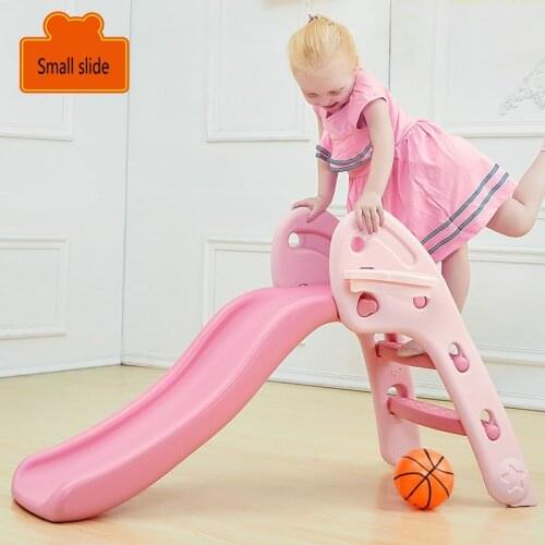 Children slide Childrens home indoor birthday toys with widening, lengthening, thickening and folding a small slide