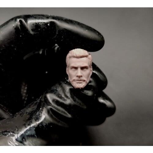 Blank 1/12 Scale Jake Gyllenhaal Head Sculpt Unpainted Fit 6" ML Figure