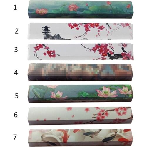 PBT Five Sides Dye-Subbed Spacebar 6.25U Cherry Profile Space Bar Keycap for DIY Mechanical Keyboard gk64 gk61 Keycaps