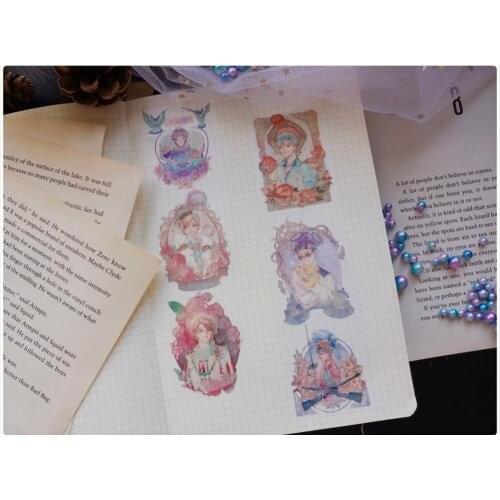 Cute Prince Washi Tapes Bullet Journal Masking Tape Adhesive Tape DIY Scrapbooking Washi Stickers