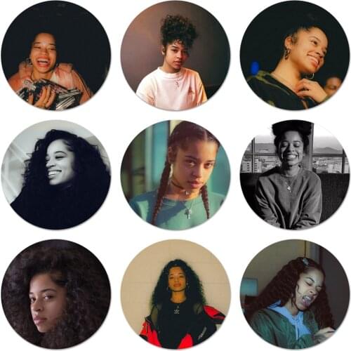 Ella Mai fashion Icons Pins Badge Decoration Brooches Metal Badges For Clothes Backpack Decoration 58mm