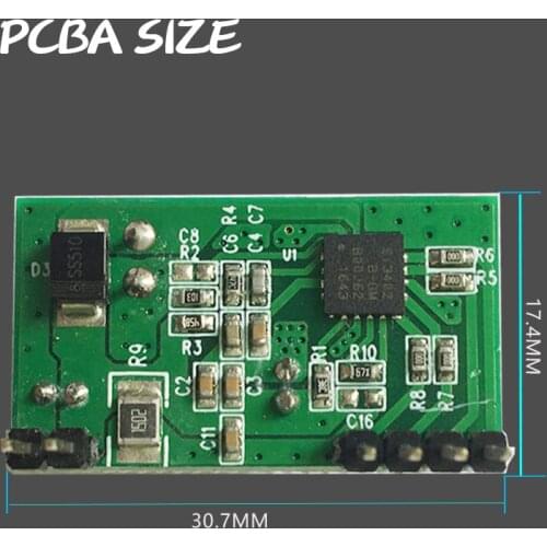 Poe splitter module adapter cable input 4pin pitch 2.54mm dc output 2pin header IEEE802.3af for ip camera injector 12V 1A