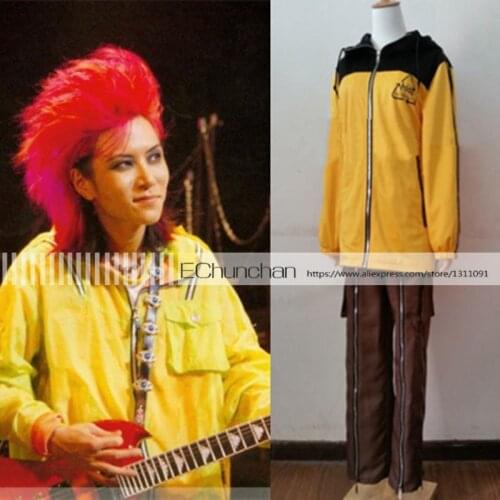 2017 New Arrival Full set Japanese Rock Band Hide Matsumoto Hideto Stage Cosplay Costume