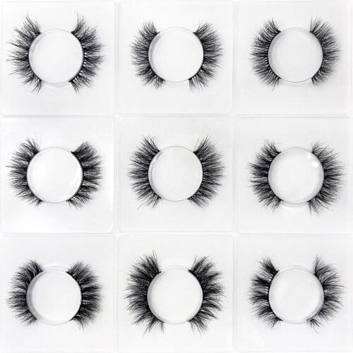 NEW Mink Eyelashes Natural Long 3D Mink Lashes Cruelty Free Handmade Fake Lashes Makeup False Eyelash Short Soft Reusable Lashes