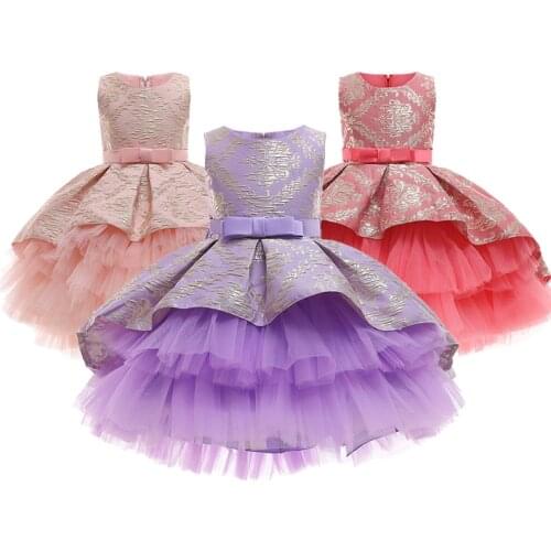 Christmas Girls Dress Autumn Mesh Casual Puffy Princess Dresses For Fantasy Festival Elegant Party Costume 1-8 Year Kids Dresses