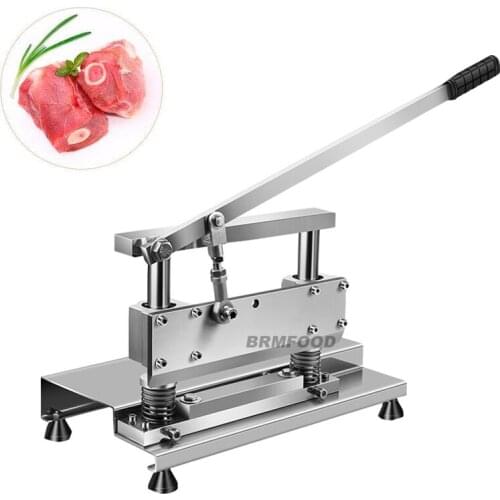 Manual Pig Feet Cutter Chopper Portable Fish Pig Cow Sheep Bone Cutting Chopping Machine
