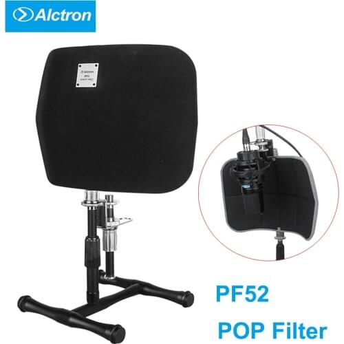 Alctron PF52 Studio Microphone Screen Acoustic Filter Portable Desktop Recording Windscreen POP Filter Microphone Accessory
