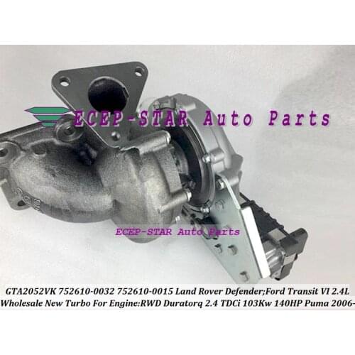 Turbo 752610-5025S 752610-0015 752610-0012 752610-0010 6C1Q6K682EH LR010138 1355066 6C1Q6K682EL LR018396 For Puma Duratorq 2.4L