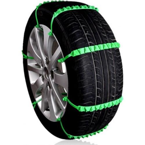 10Pcs Universal Winter Wheel Tyre Anti-skid Snow Chains Emergency Safety Belt