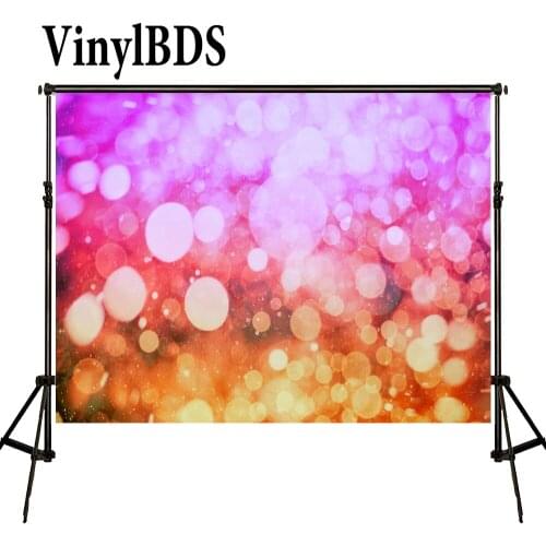 VinylBDS ValentineS Day Backdrops Colorful Bubble Bokeh Backdrop Kids Shimmer and Shine Party Background for Children Studio