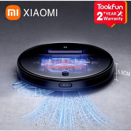 XIAOMI MIJIA Robot Vacuum Mop Ultra Slim For Home Cleaner Sweeping Washing Mopping Cyclone Suction Dust APP Smart Planned Map