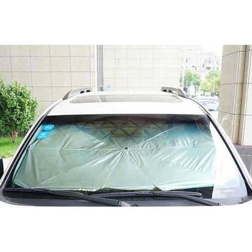 Anti-UV Car Front Window Sunshade Windshield Umbrella Heat Block UV Protector Cover UPF50+ Car Sunshade Windshield Sunshades