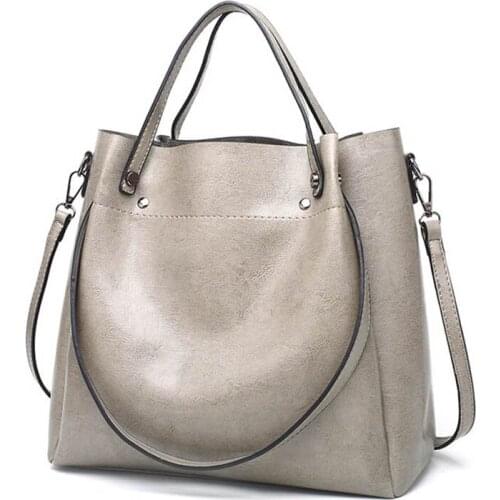 Women Vintage Fashion Designer PU Handbag Large Capacity Shoulder Bag Ladies Messenger Bag Hand Tote Crossbody Bags Female 2021