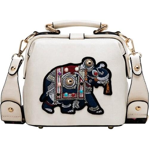 Bag Womens Bag 2021 New Fashion Cartoon Doctor Bag Portable Shoulder Bag Korean-Style All-match Broadband Messenger Bag