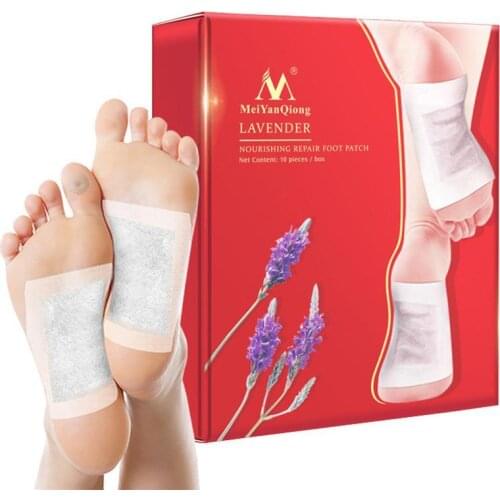 10pcs/lot New 2019 Detox Foot Patches Pads Nourishing Repair Foot Patch Improve Sleep Quality Slimming Patch Loss Weight Care