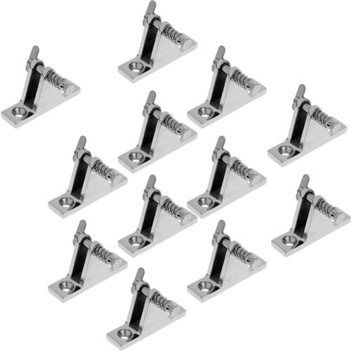 12x Boat Bimini Top Canopy Deck Hinge Mount Deck Fitting Quick Release Pin