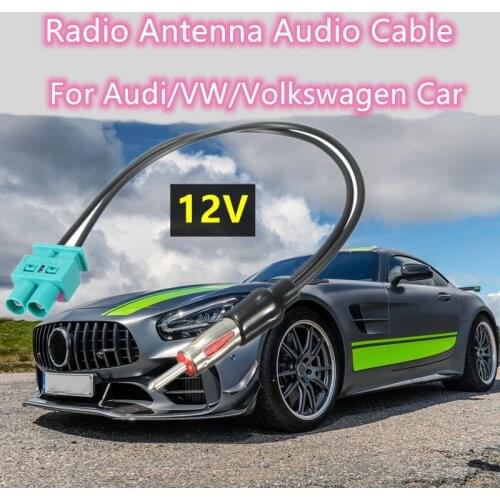 Radio Audio Cable Adaptor Antenna Audio Cable Male Double Fakra - Din Male Aerial For Audi/VW/Volkswagen Car Electronics